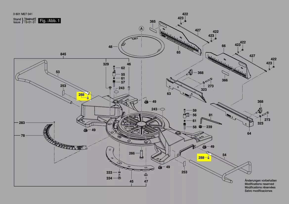 vis réf. 1 609 B00 627 Bosch